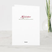 Aangepaste naam pastor Bestelling, Datum, Lilies,  Kaart (Achterkant)