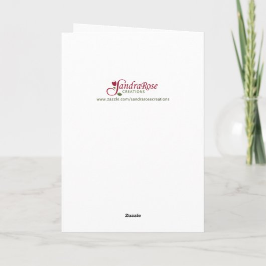 Aangepaste naam pastor Bestelling, Datum, Lilies,  Kaart (Achterkant)