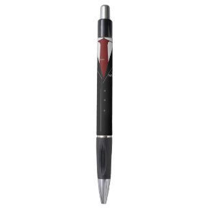 Aangepaste naam Pen Business Black Suite en Stropd