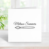 Aangepaste naam penseel 	rubberstempel