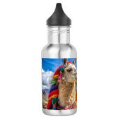 Aangepaste naam Peru Llama Waterfles (Links)