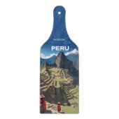 Aangepaste naam Peru Machu Picchu Snijplank (Voorkant)