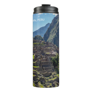 Aangepaste naam Peru Machu Picchu Thermosbeker