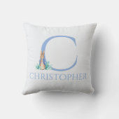 Aangepaste naam Peter de rabbit  Kussen (Achterkant)