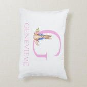 Aangepaste naam Peter het Konijn Accent Kussen (Achterkant (Verticaal))