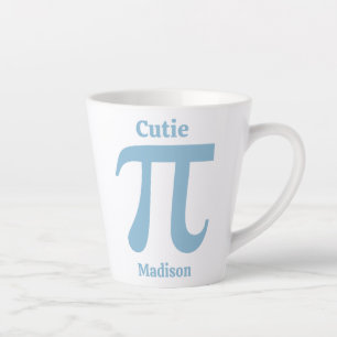 Aangepaste naam Pi/Cutie Pi Latte Mok