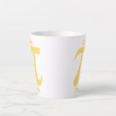 Aangepaste naam pi/Cutie Pie Latte Mok (Voorkant)