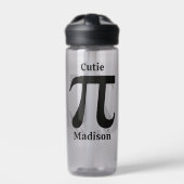 Aangepaste naam pi/Cutie Pie Waterfles (Voorkant)