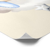 Aangepaste naam Pilot Teddy Bear Poster (Hoek)