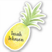 Aangepaste naam Pineapple Sticker (Voorkant)