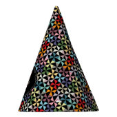 Aangepaste naam Pinrad Pattern Black Feesthoedjes (Rechts)