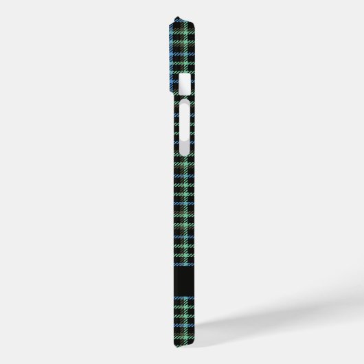 Aangepaste naam Plaid / Tartan Patroon Case-Mate iPhone Case (Achterkant / Links)