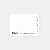 Aangepaste naam plakbord post-it® notes (Voorkant)