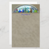 Aangepaste naam Planten glazen flessen Waterverf v Briefpapier (Voorkant / Achterkant)