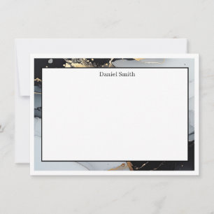 Aangepaste naam plat notitiekaart notitiekaartje