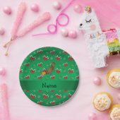 Aangepaste naam platypus snowbogen papieren bordje (Feest)
