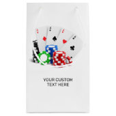 Aangepaste naam Poker / Casino Klein Cadeauzakje (Achterkant)