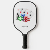 Aangepaste naam Poker / Casino Pickleball Paddle (Achterkant)