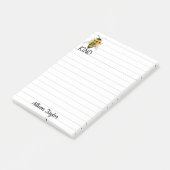 Aangepaste naam Post Het merkt op dat zonnebloemen Post-it® Notes (Schuin)
