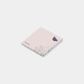 Aangepaste naam: prachtige Morpho Butterfly Wildbl Post-it® Notes (Schuin)