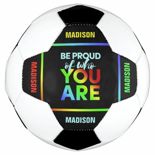 Aangepaste naam Pride-voetbal Voetbal (Voorkant)