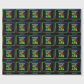 Aangepaste naam Pride wrapping papier (Vlak)