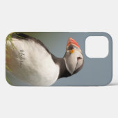 Aangepaste naam Puffin-telefoongesprekken Case-Mate iPhone Case (Achterkant (horizontaal))