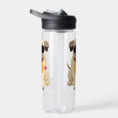 Aangepaste naam pug Life Waterfles (Rechts)