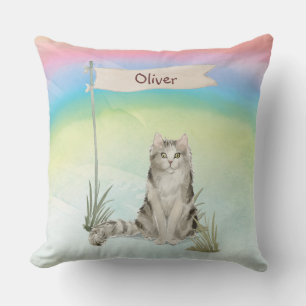 Aangepaste naam Ragamuffin Cat Pet Kussen