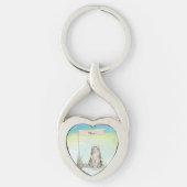 Aangepaste naam Ragamuffin Cat Pet Sleutelhanger (Voorkant)