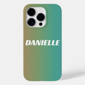 Aangepaste naam Rainbow Gradient Case-Mate iPhone Case (Achterkant)