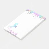 Aangepaste naam Rainbow Holographic Drivers Unicor Post-it® Notes (Schuin)