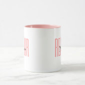Aangepaste naam Realtor roze Mok (Midden)
