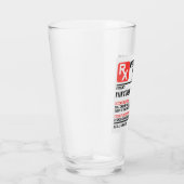 Aangepaste Naam Recept Beer Funny Beer Humor Glas (Rechts)