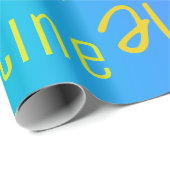 Aangepaste naam regenboog cadeaupapier (Rol Hoek)