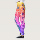 Aangepaste naam Regenboog leggings (Links)