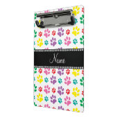 Aangepaste naam regenboogpoten mini klembord (Angled2)