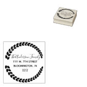Aangepaste naam retouradres Rubberstempel Rubberstempel (Gestempeld)