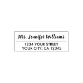 Aangepaste naam retouradres  zelfinktende stempel (Design)