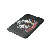 Aangepaste naam Retro Barber Winkel Pole Barbersho Badmat (Gekanteld)