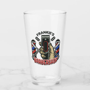Aangepaste naam Retro Barber Winkel Pole Barbersho Glas