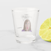 Aangepaste naam RETRO COMICS Shot Glas (Achterkant)