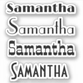 Aangepaste naam retro decal laptop label (Voorkant)