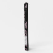 Aangepaste naam Retro Dusky Roos Bloemen Fronds Ma Case-Mate iPhone Case (Achterkant/links)