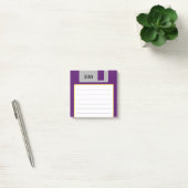 Aangepaste naam retro floppy disk, Y2K en 90s Post-it® Notes (Kantoor)
