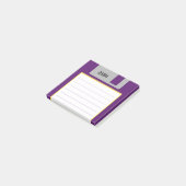 Aangepaste naam retro floppy disk, Y2K en 90s Post-it® Notes (Schuin)