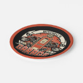 Aangepaste NAAM Retro Gaspomp motorfiets Papieren Bordje (Gekanteld)