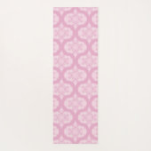 Aangepaste naam Retro jaren 1970 Preppy in roze ma Yogamat (Achterkant)