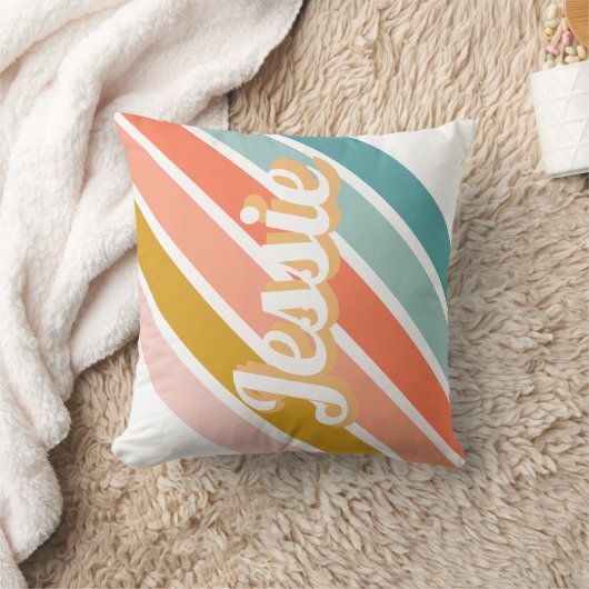 Aangepaste naam Retro Kussen (Deken)