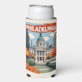 Aangepaste naam Retro Philadelphia (Seltzer Voorkant)